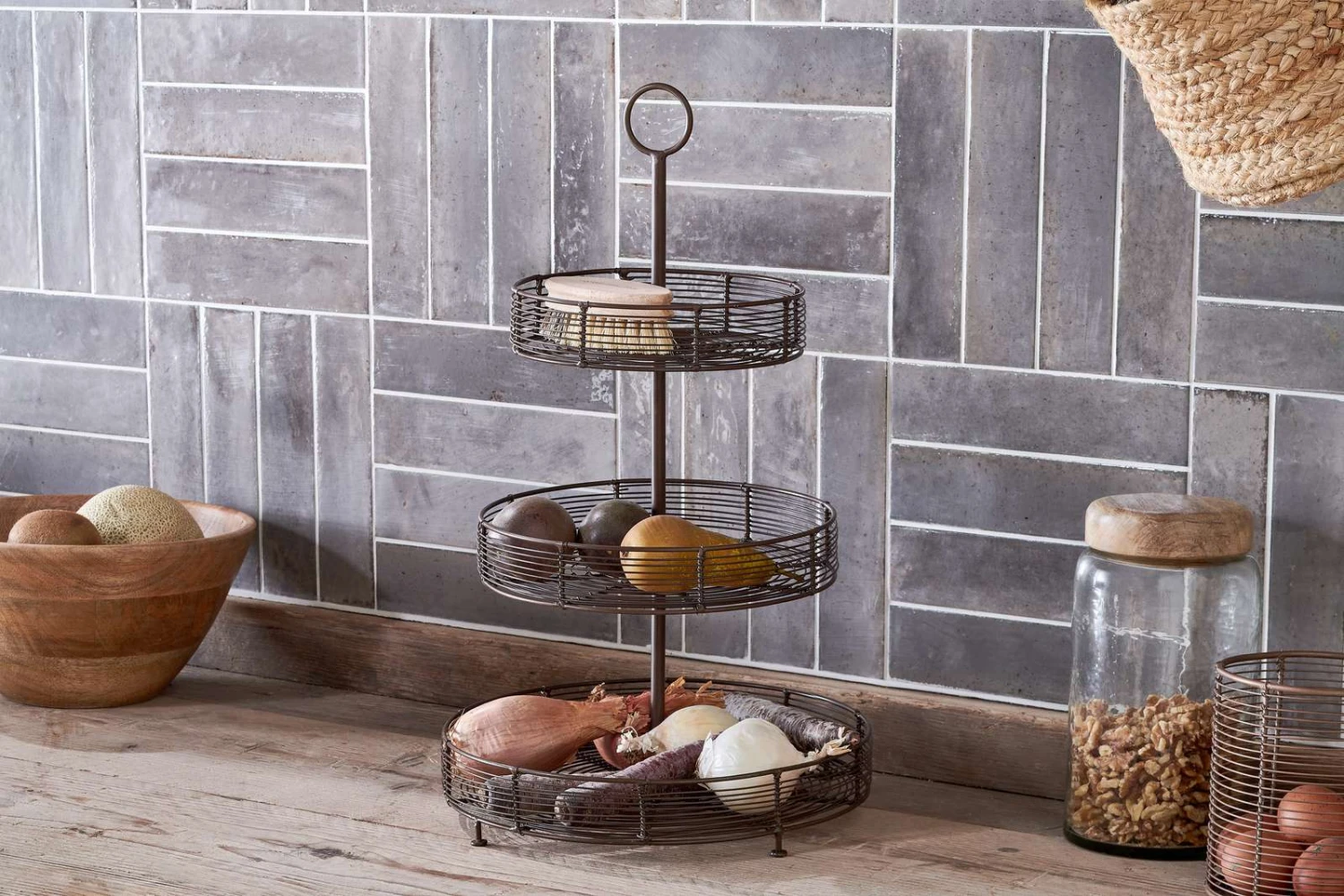 Inkollu Three Tier Wire Stand 2 Inkollu Three Tier Wire Stand - Image 2