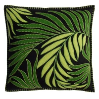 Tropical Palm Leaf Cushion