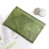 Leaf Leather Cardholder – Green