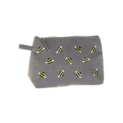 Bee Small Cosmetic Case Grey