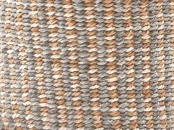 Liwe Grey, Natural And White Twist Storage Basket – Small -Household Decoration Shop LIWE LINEARFUSION TheBasketRoom detail shot