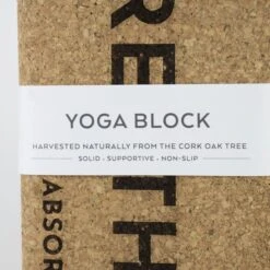 Just Breathe Cork Yoga Block -Household Decoration Shop Liga Cork Breathe Yoga Block close