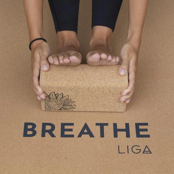 Sunflower Cork Yoga Block 2 Sunflower Cork Yoga Block - Image 2