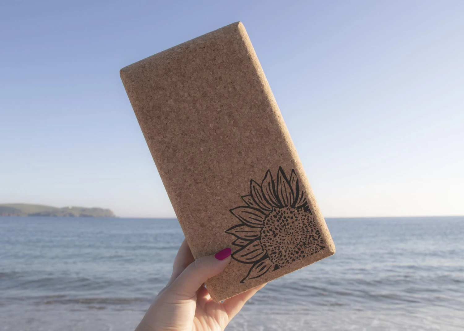 Sunflower Cork Yoga Block 3 Sunflower Cork Yoga Block - Image 3