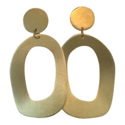 Brass Flora Earrings