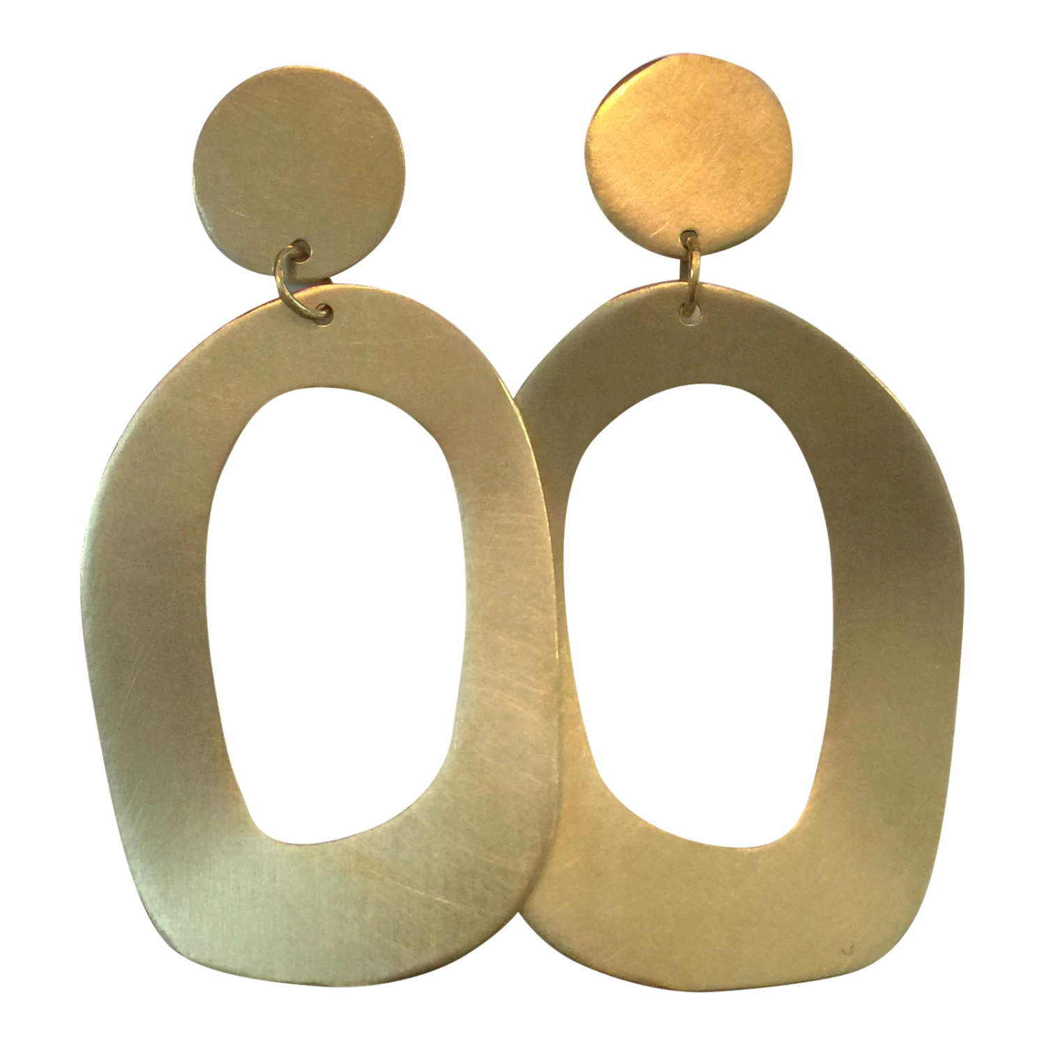 Brass Flora Earrings 1 Brass Flora Earrings