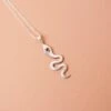 Ecosilver Serpent Pendant Necklace