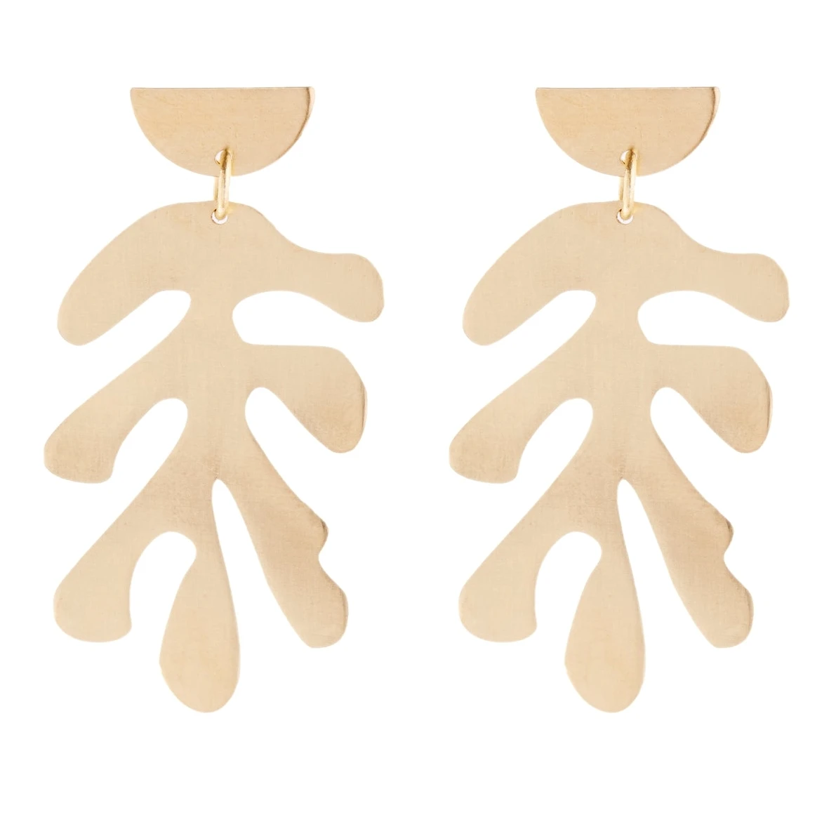 Brass Matisse Earrings 1 Brass Matisse Earrings