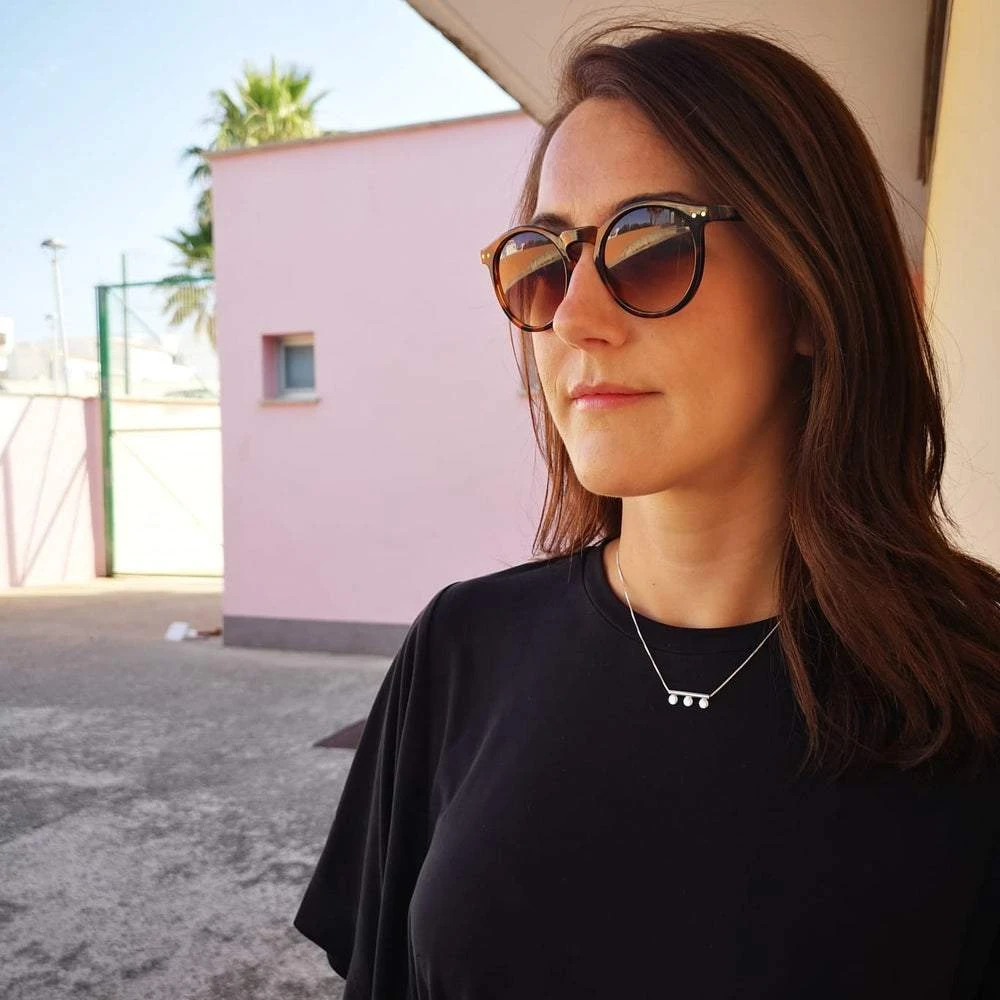 Three Dots Eco Silver Necklace 3 Three Dots Eco Silver Necklace - Image 3