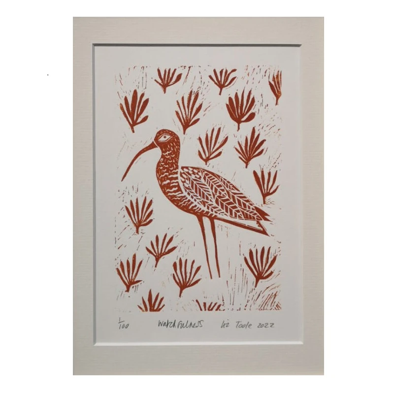 Watchfulness Linocut 1 Watchfulness Linocut