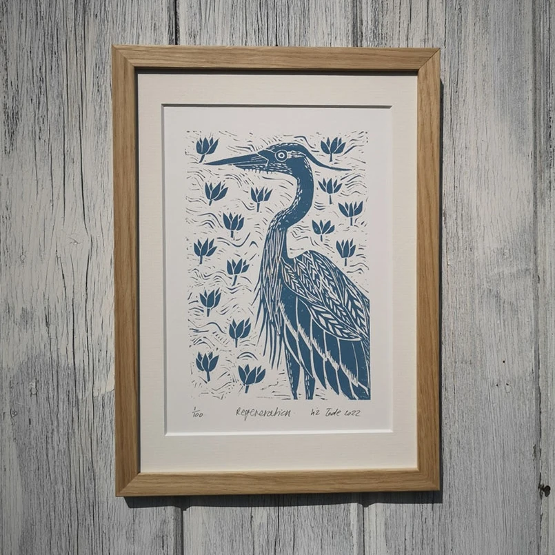 Regeneration Linocut 2 Regeneration Linocut - Image 2