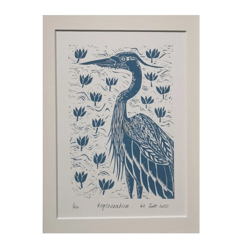 Regeneration Linocut 1 Regeneration Linocut