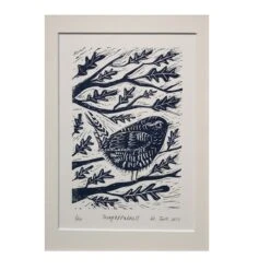 Thoughtfulness Linocut