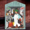 Man In Shed Die Cut Greeting Card