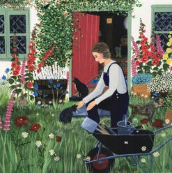 By The Back Door Giclee Print