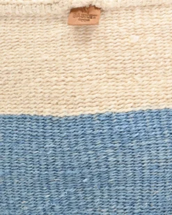 Mkoa Sky Blue Block Basket – XSmall -Household Decoration Shop Mkoa Sky Blue block basket detail the basket room