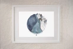 Mountains To Climb / Oceans To Swim A4 Art Print