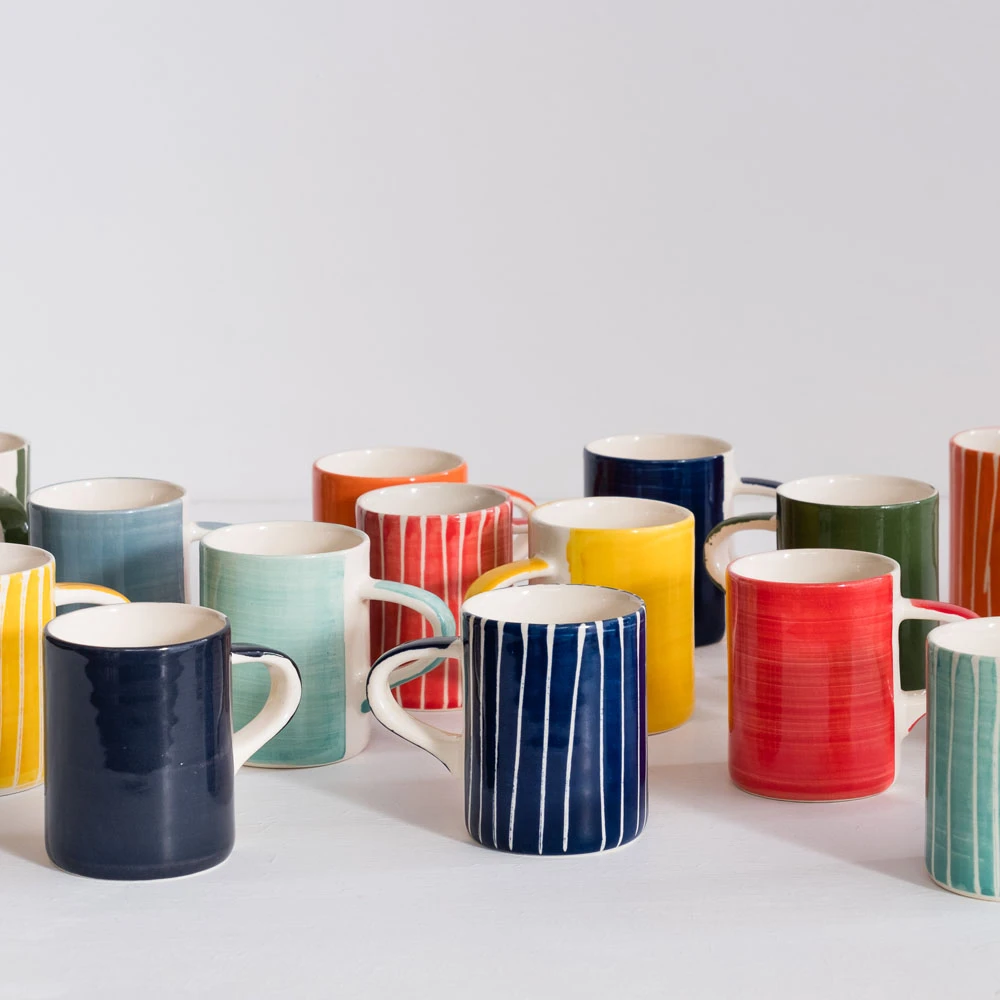 Handmade Espresso Mug – Moss Green – Plain Wash 3 Handmade Espresso Mug – Moss Green – Plain Wash - Image 3