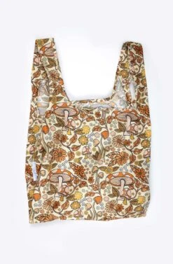 Reusable Medium Shopping Bag – Mushrooms