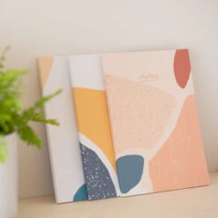 Recycled A5 Plain Paper Notes Book – Coral -Household Decoration Shop NOTES A5 Coral plain web 0062