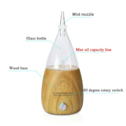 Waterless Aromatherapy Diffuser Kit -Household Decoration Shop Nebulising Essential Oil Diffuser clarity Blend aromatherapy cut out