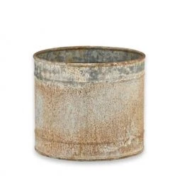 Abari Straight Pot – Zinc -Household Decoration Shop Nkuku Abari Straight Pot Large Cutout