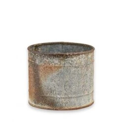 Abari Straight Pot – Zinc -Household Decoration Shop Nkuku Abari Straight Pot Small Cutout 1