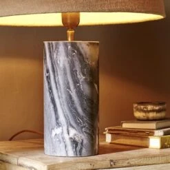 Asnan Marble Table Lamp 5 Asnan Marble Table Lamp -Household Decoration Shop Nkuku Asnan Marble Table Lamp Lifestyle Close