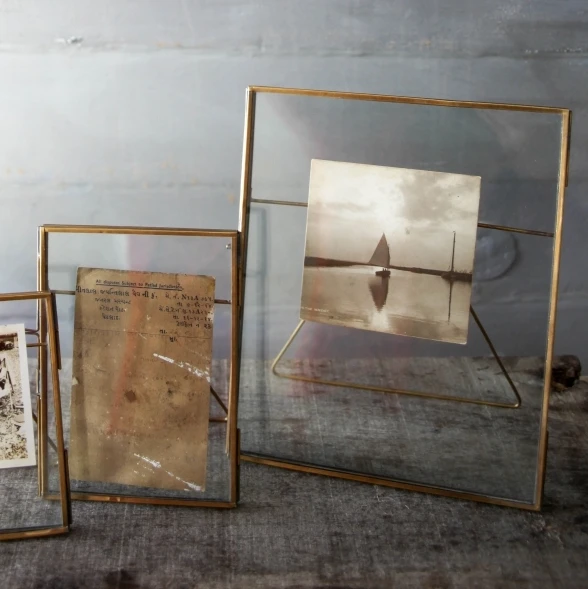 Danta Antique Brass Frame 2 Danta Antique Brass Frame - Image 2