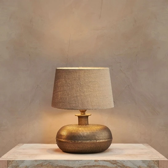 Lumbu Brass Lamp – Small 2 Lumbu Brass Lamp – Small - Image 2
