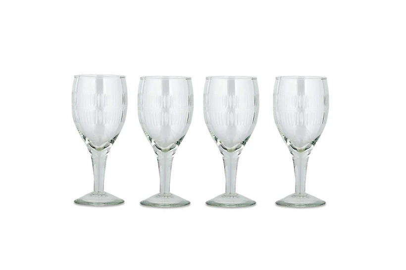 Mila Wine Glasses – Set Of 4 (Clear) 1 Mila Wine Glasses – Set Of 4 (Clear)