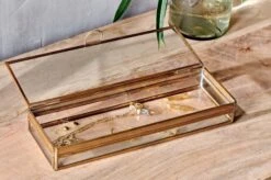 Tama Jewellery Box – Long 5 Tama Jewellery Box – Long -Household Decoration Shop Nkuku Tama Long Jewellery Box open