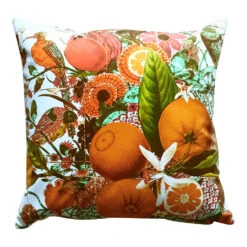 Velvet Orangello Cushion – Small