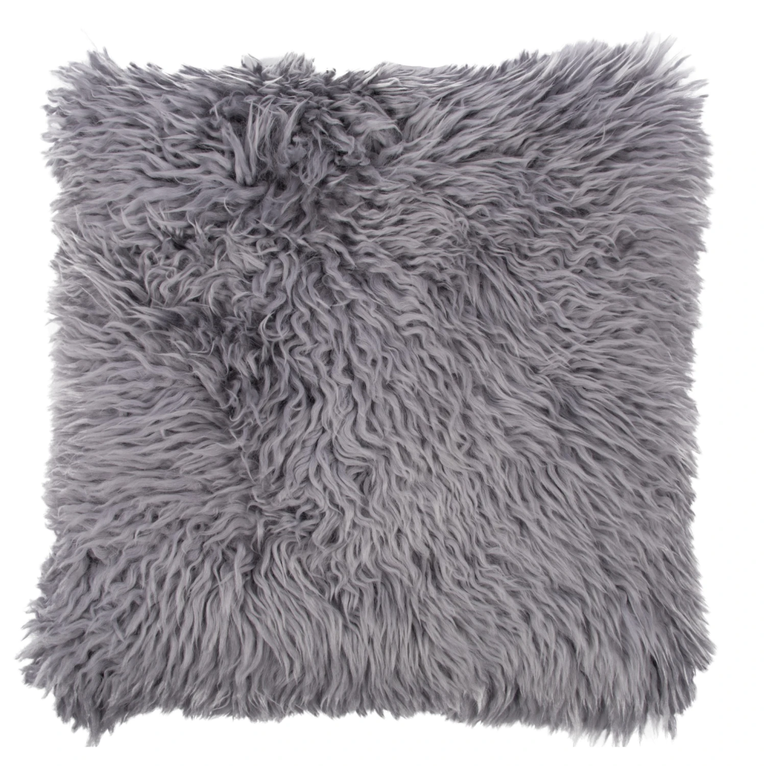 Yetti Sheepskin Cushion In Pewter 2 Yetti Sheepskin Cushion In Pewter - Image 2