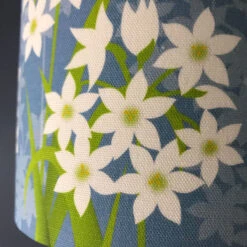 Paperwhite Narcissus Lampshade – 20cm -Household Decoration Shop Paperwhite Narcissus shade close up Alison Bick
