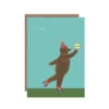 Party Bear Greeting Card