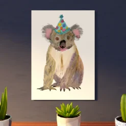 Party Koala A4 Art Print -Household Decoration Shop PartyKoala print portrait Rosie Webb4