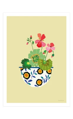 Pelargonium Art Print – A3