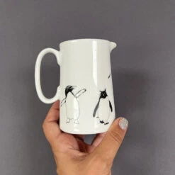 Multi Penguin Half Pint Jug