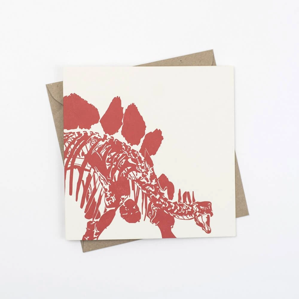 Stegosaurus Dinosaur Card 2 Stegosaurus Dinosaur Card - Image 2