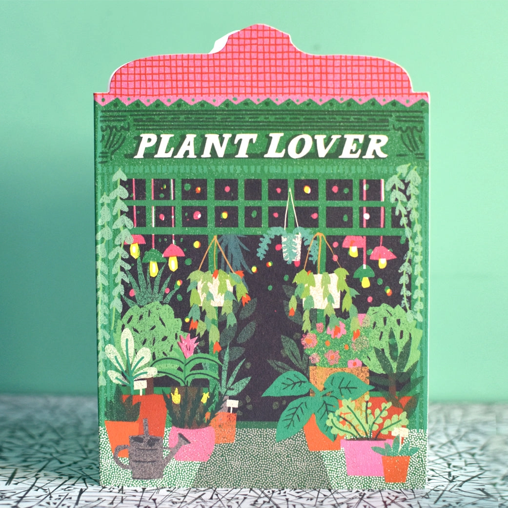 Plant Lover Die Cut Greeting Card 2 Plant Lover Die Cut Greeting Card - Image 2