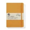 Recycled Leather A5 Lined Notebook – Yellow