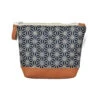 Make Up Bag – Navy Asanoha