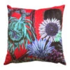 Red Velvet Cactus Cushion – Large