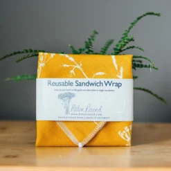 Reusable Sandwich Wrap – Hedgerow – Mustard