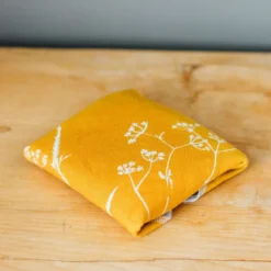 Reusable Sandwich Wrap – Hedgerow – Mustard -Household Decoration Shop Reusable sandwich wrap mustard hedgerow helen round 3