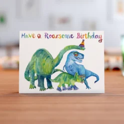 Have A Roarsome Birthday Card -Household Decoration Shop RoarsomeBirthday card A6 rosie Webb3