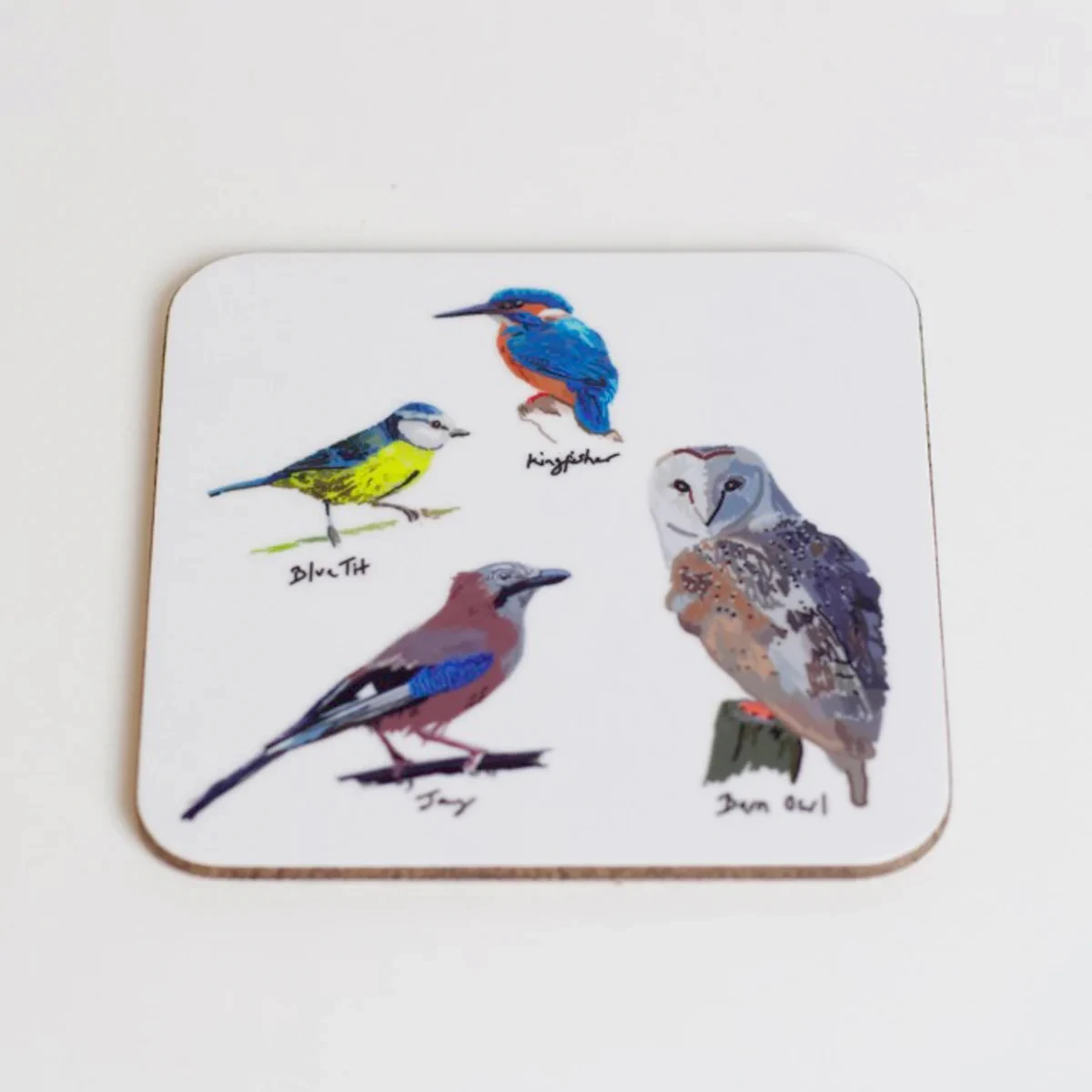 British Birds Coaster – Owl 1 British Birds Coaster – Owl