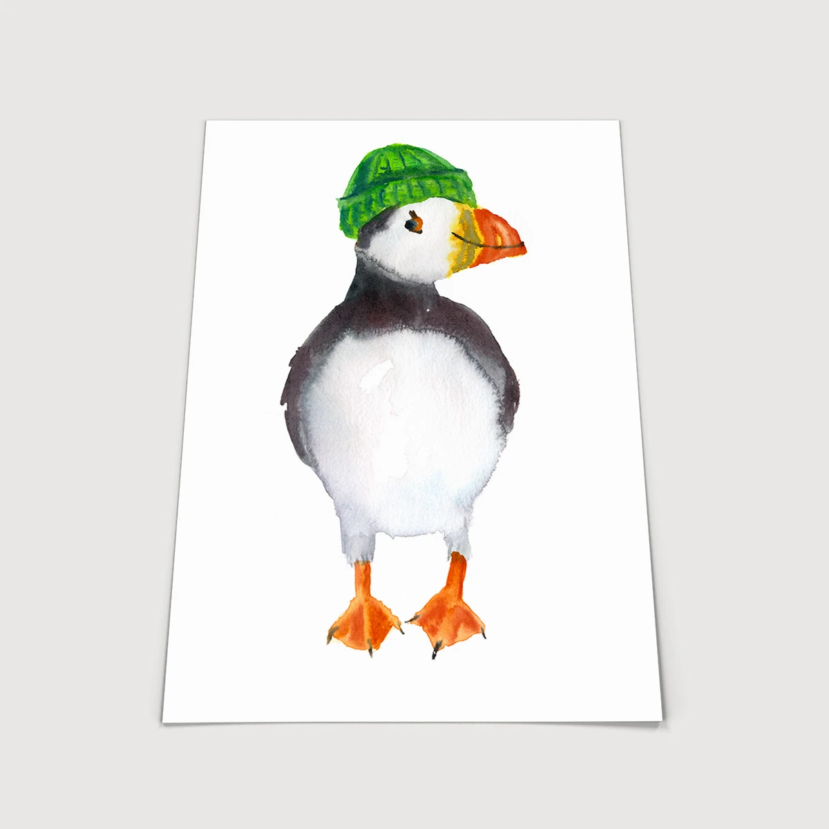 Captain Puffin Art Print 1 Captain Puffin Art Print