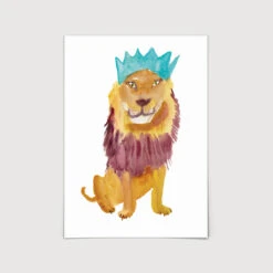 King Lion Art Print